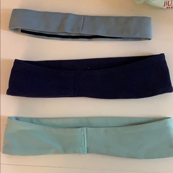 blue set of 3 lululemon headbands - Picture 2 of 5